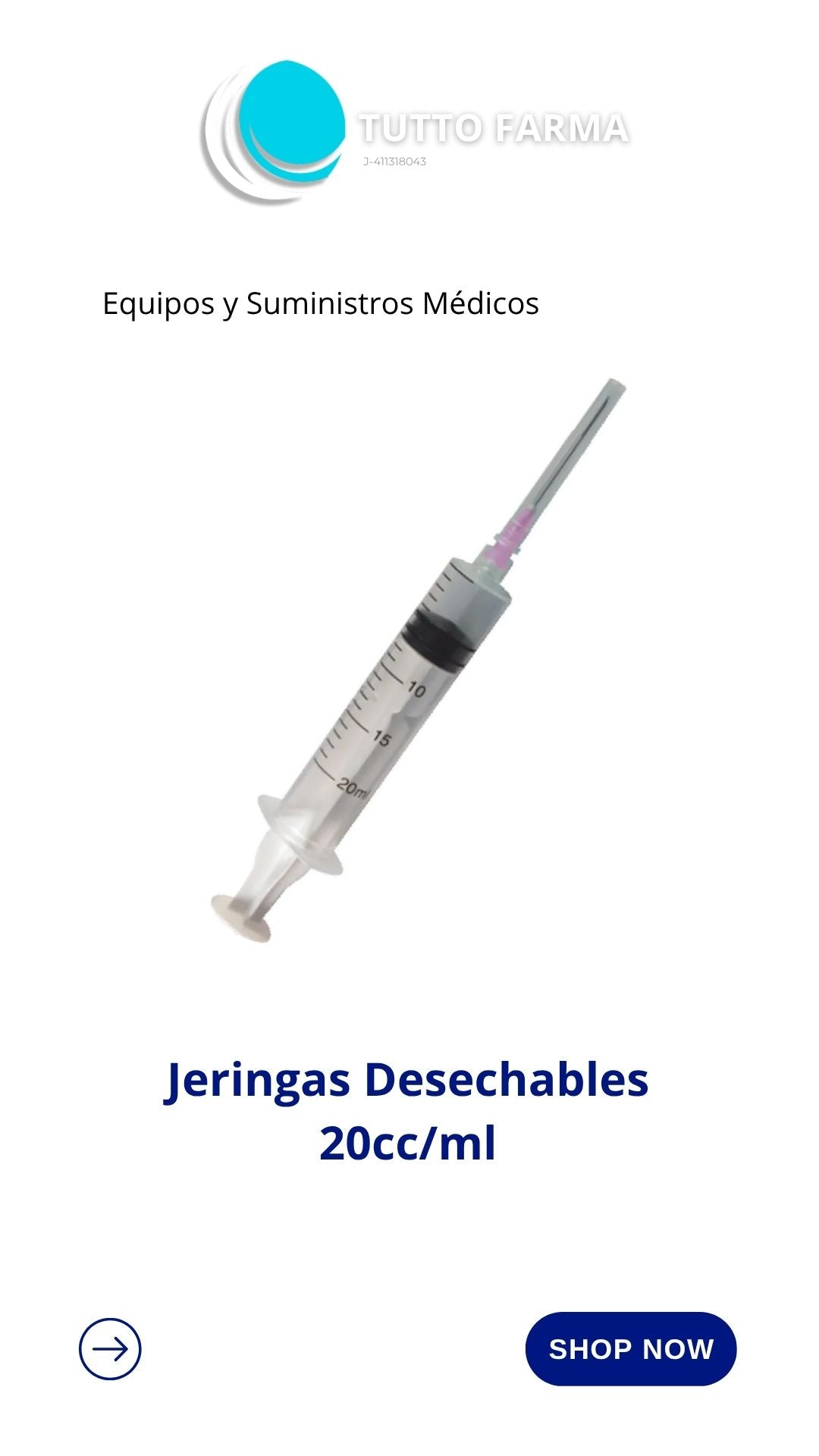 JERINGAS DE 20CC X 50