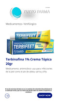 TERBINAFINA TIARE 20GR CR 1%