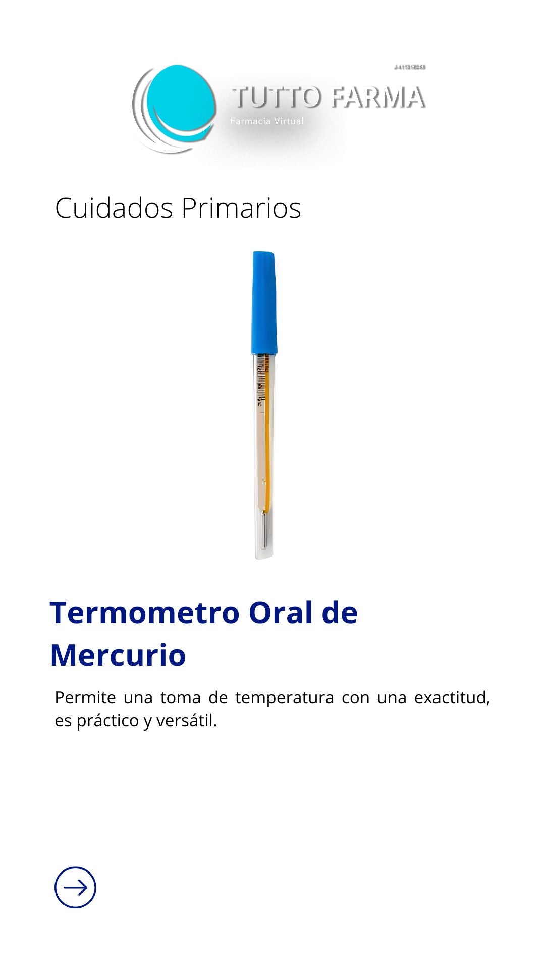 TERMOMETRO ORAL DE MERCURIO X PLUSMEDIC