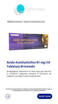 ACIDO ACETILSALICILICO 81MG X 10TBL