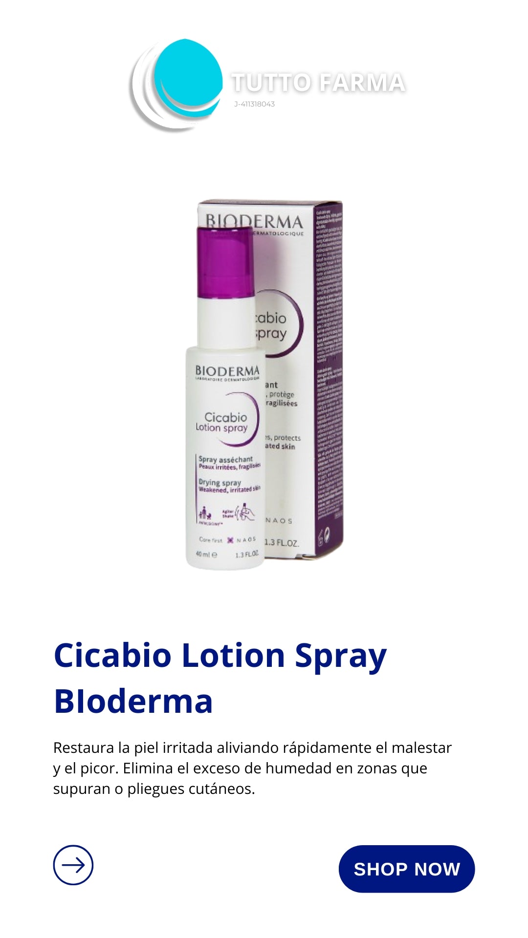 CICABIO LOCION SPRAY 40ML