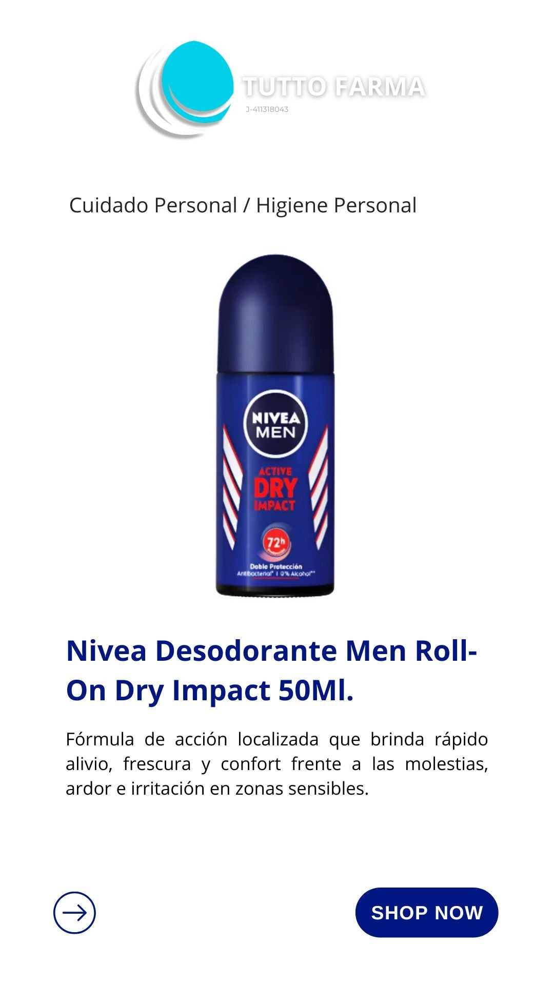 NIVEA MEN DEO DRY 50ML