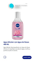 NIVEA AGUA MICELAR X400ML(ROSAS)