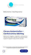 CLORACE 500MGR -4MG X 10 TAB (COFASA)