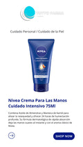 NIVEA CREMA DE MANOS CUIDADO INTENSIVO 75ML
