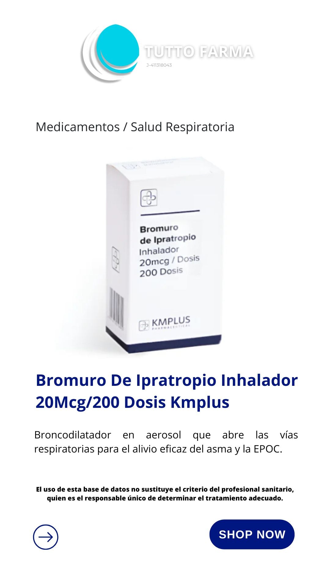 BROMURO IPRAT KM PLUS 20-200D (E)