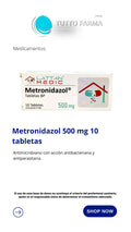 METRONIDAZOL LAT 500 X10TB (E)