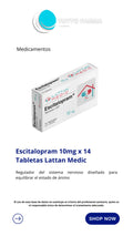 ESCITALOPRAM D 10MG X 14 TAB ( LATTANMEDIC