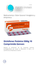 DICLOFENAC POTASICO 50MG X 10 COMP ( GENVEN)