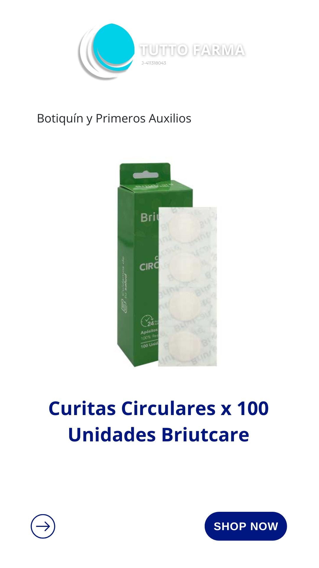 BRIUTCARE REDONDAS CAJA X100 BRIUTCARE