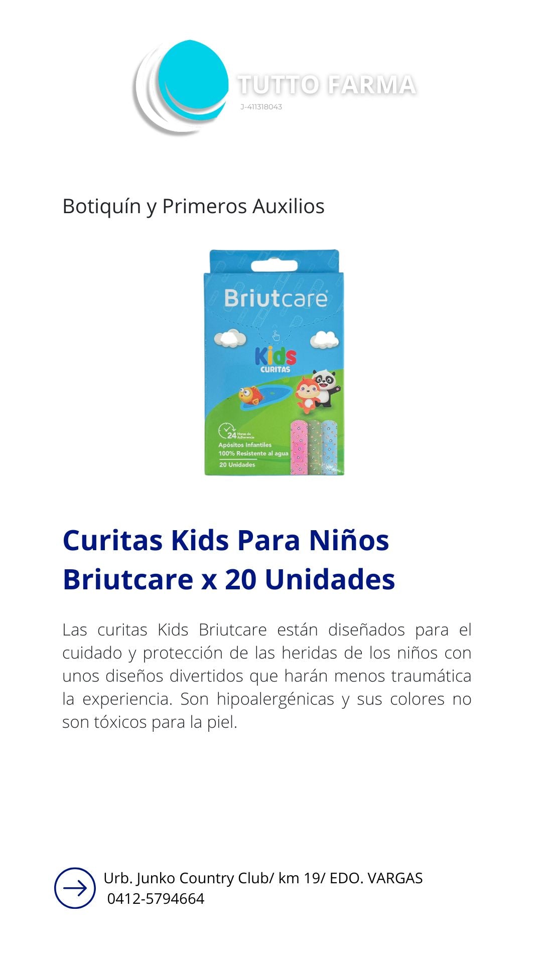 BRIUTCARE APOS NIÑOS X 20