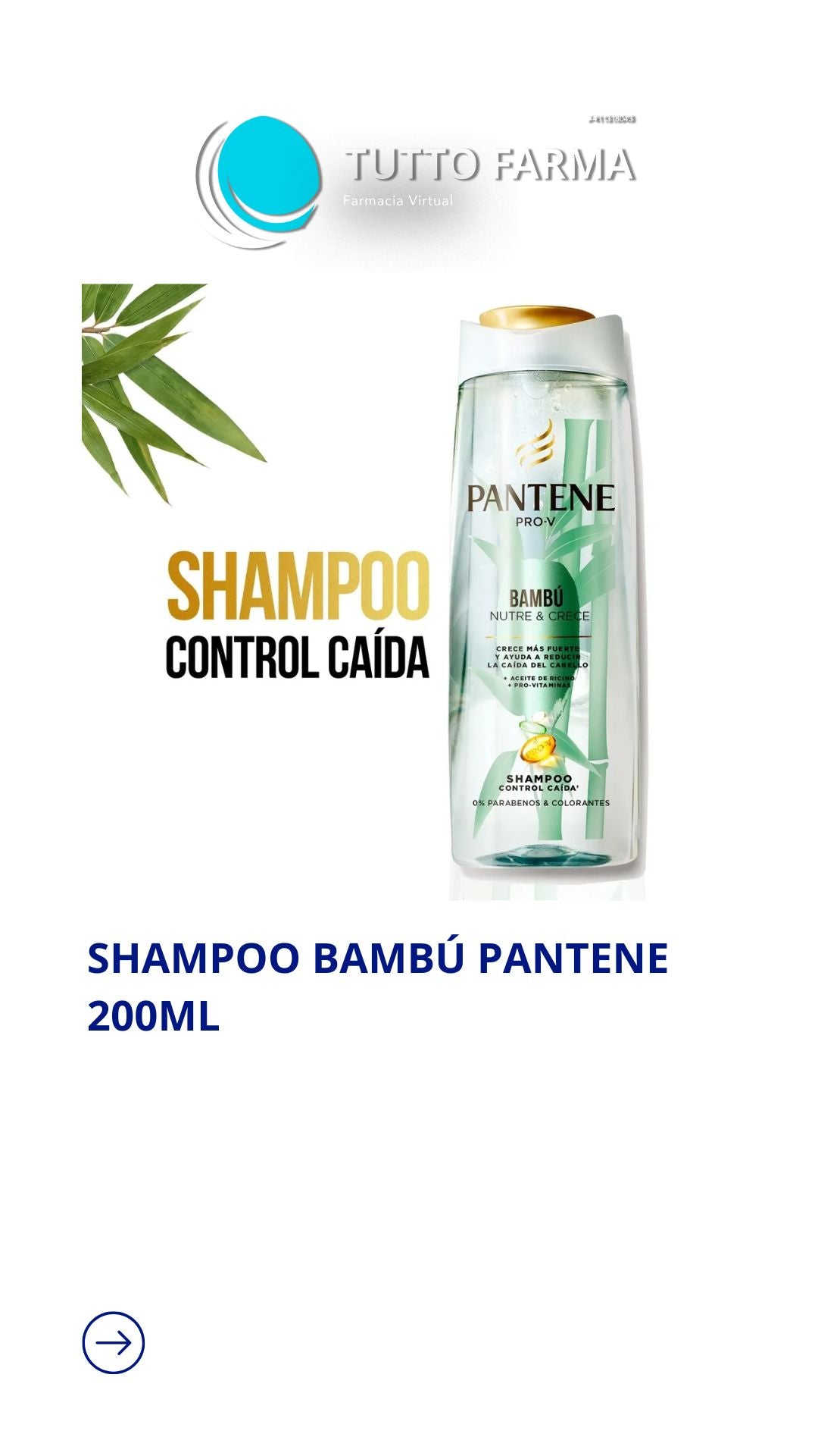 SHAMPU PANTENE BAMBÚ 200ML