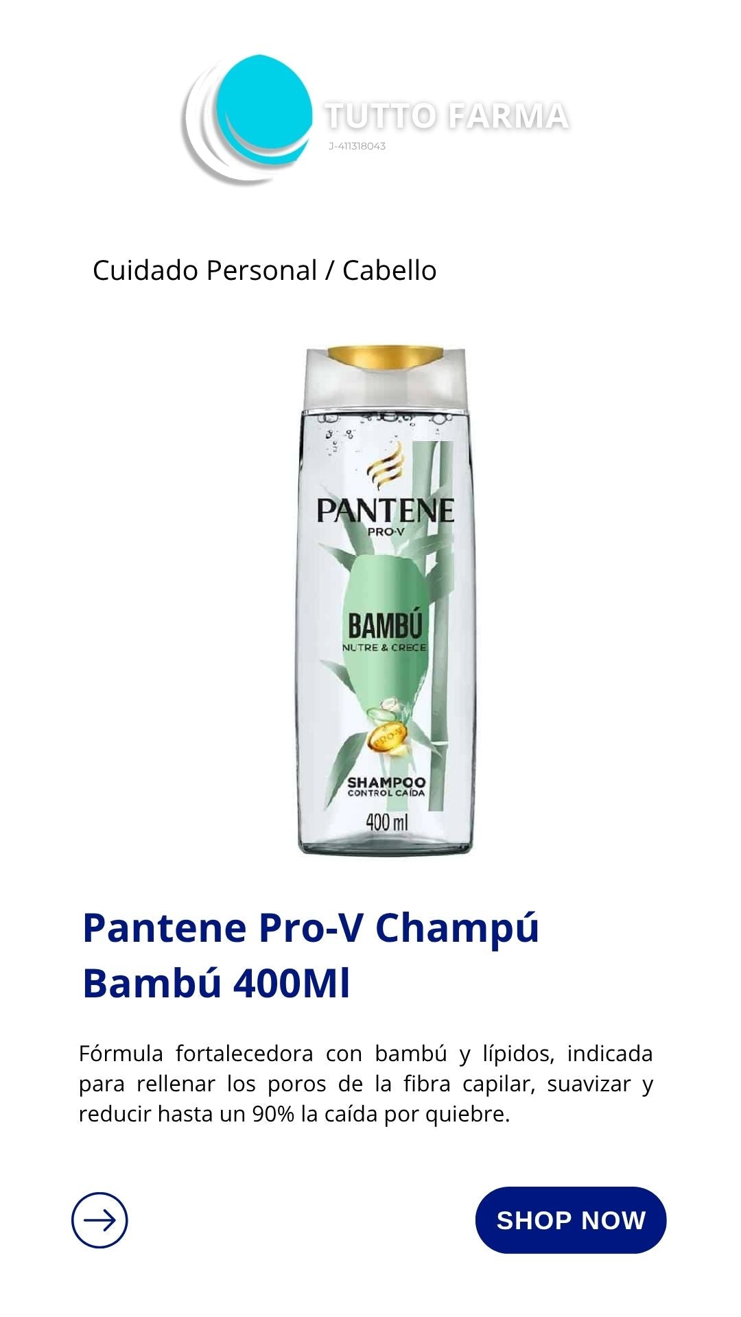 PANTENE SH BAMBÚ 400ML