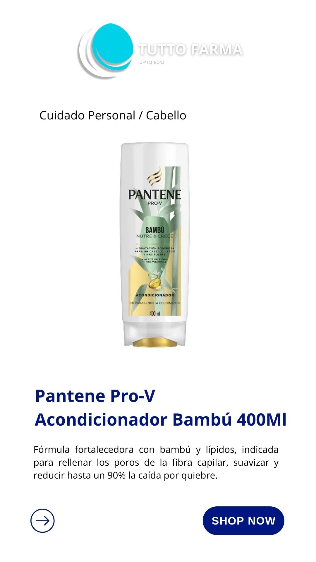 PANTENE AC BAMBÚ 400ML
