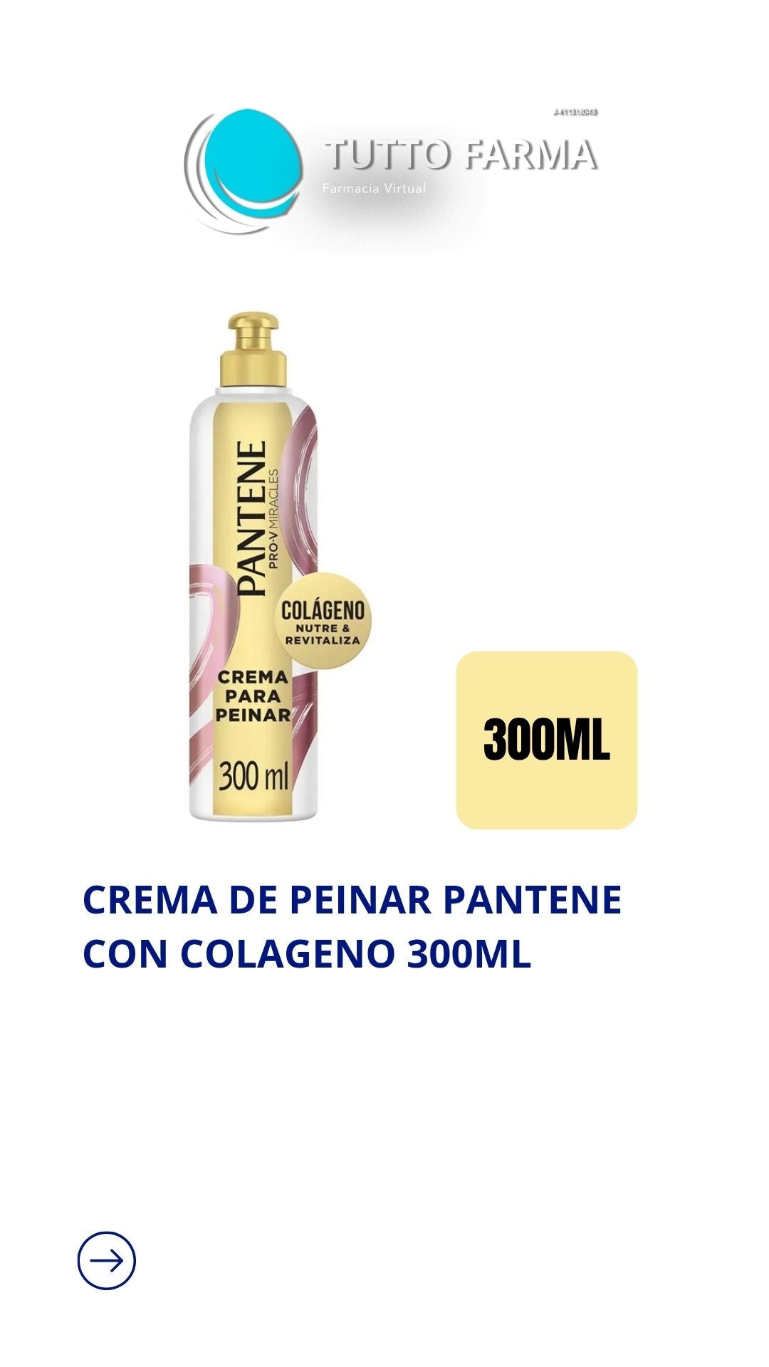 PANTENE CR PELO COLÁGENO 300ML