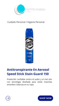 SPEED STICK DESOD. CARB AER. X 150