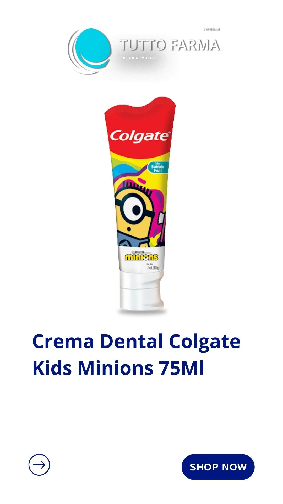 COLGATE NIÑOS X 75ML MINIONS
