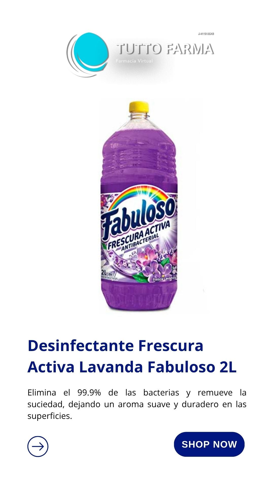 DESINFECTANTE LAVANDA FABULOSO 2L