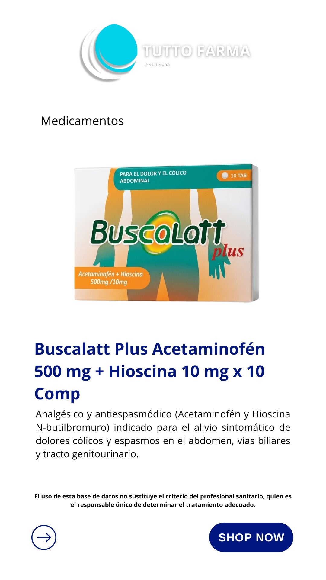 BUTILATT PLUS ACE+ HIOS X 10TAB
