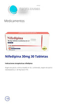 NIFEDIPINA 30MG X 30 TAB