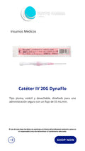 CATETER 20G