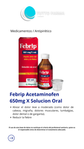 FEBRIC 180MG SOL ORAL 120ML (E)