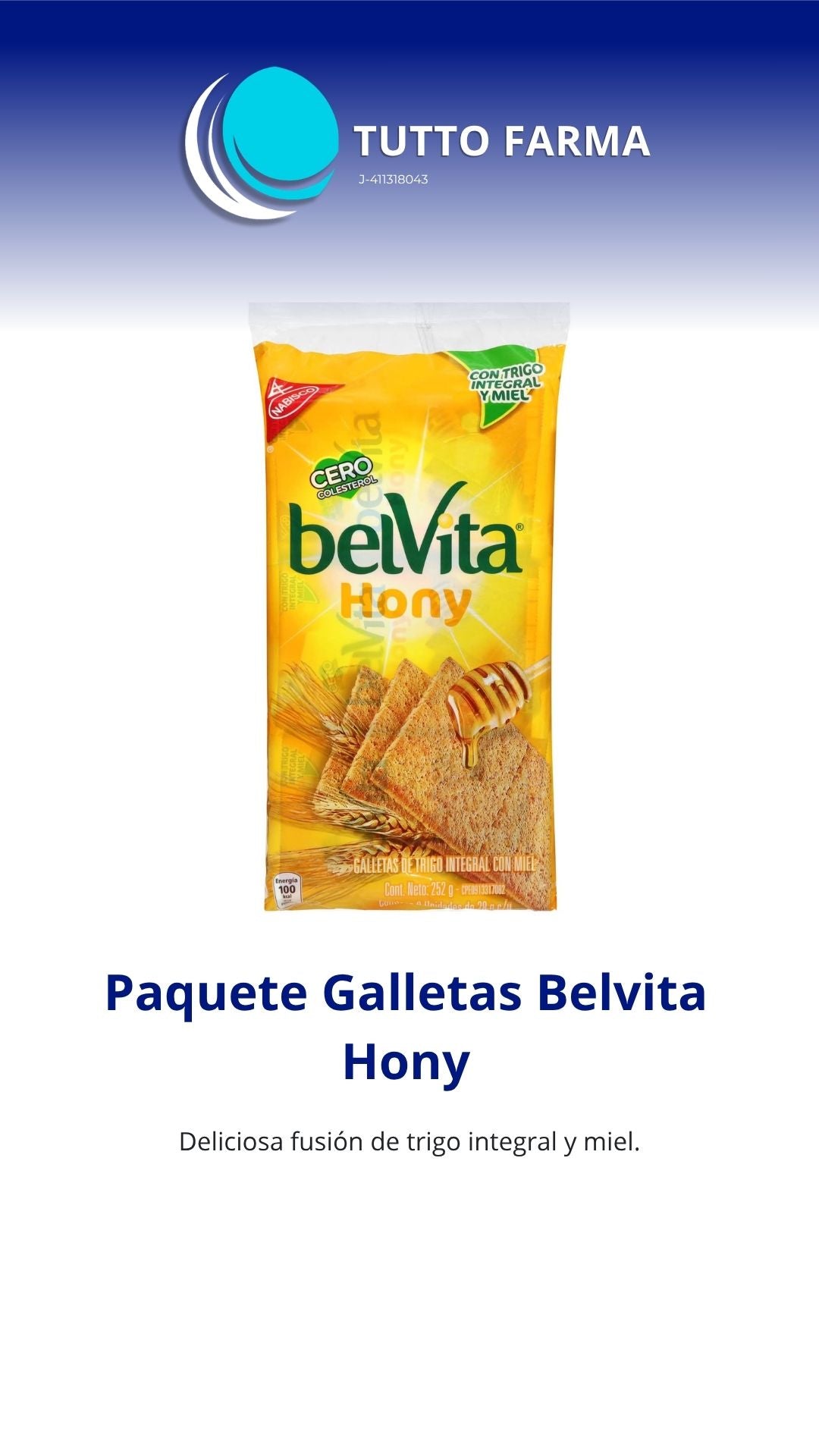 BELVITA MIEL 95 252G