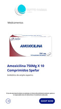 AMOXICILINA 750MG X10 COP (SPEFAR)