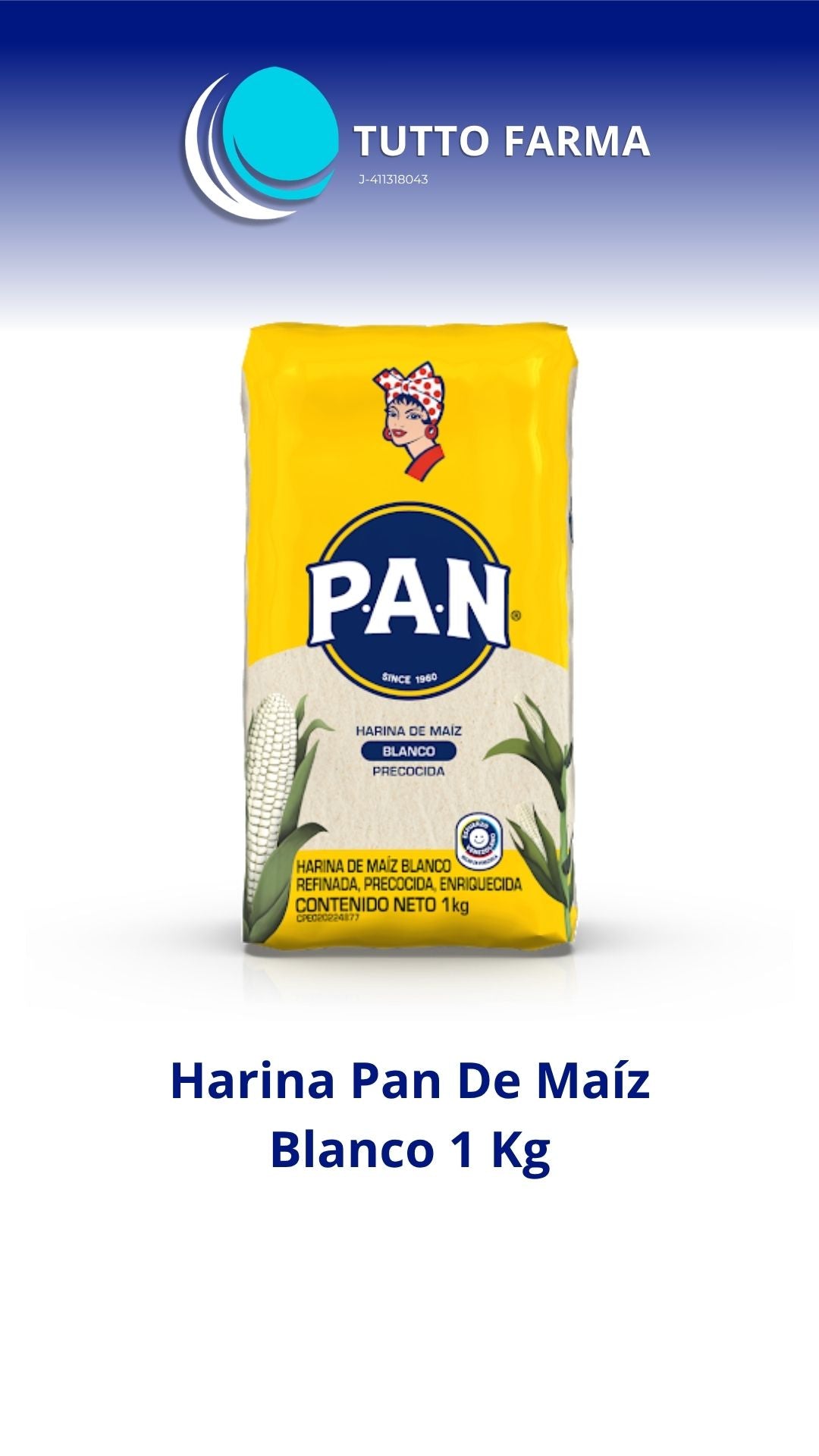 HARINA PAN BLANCA L,GLUTIK (E)