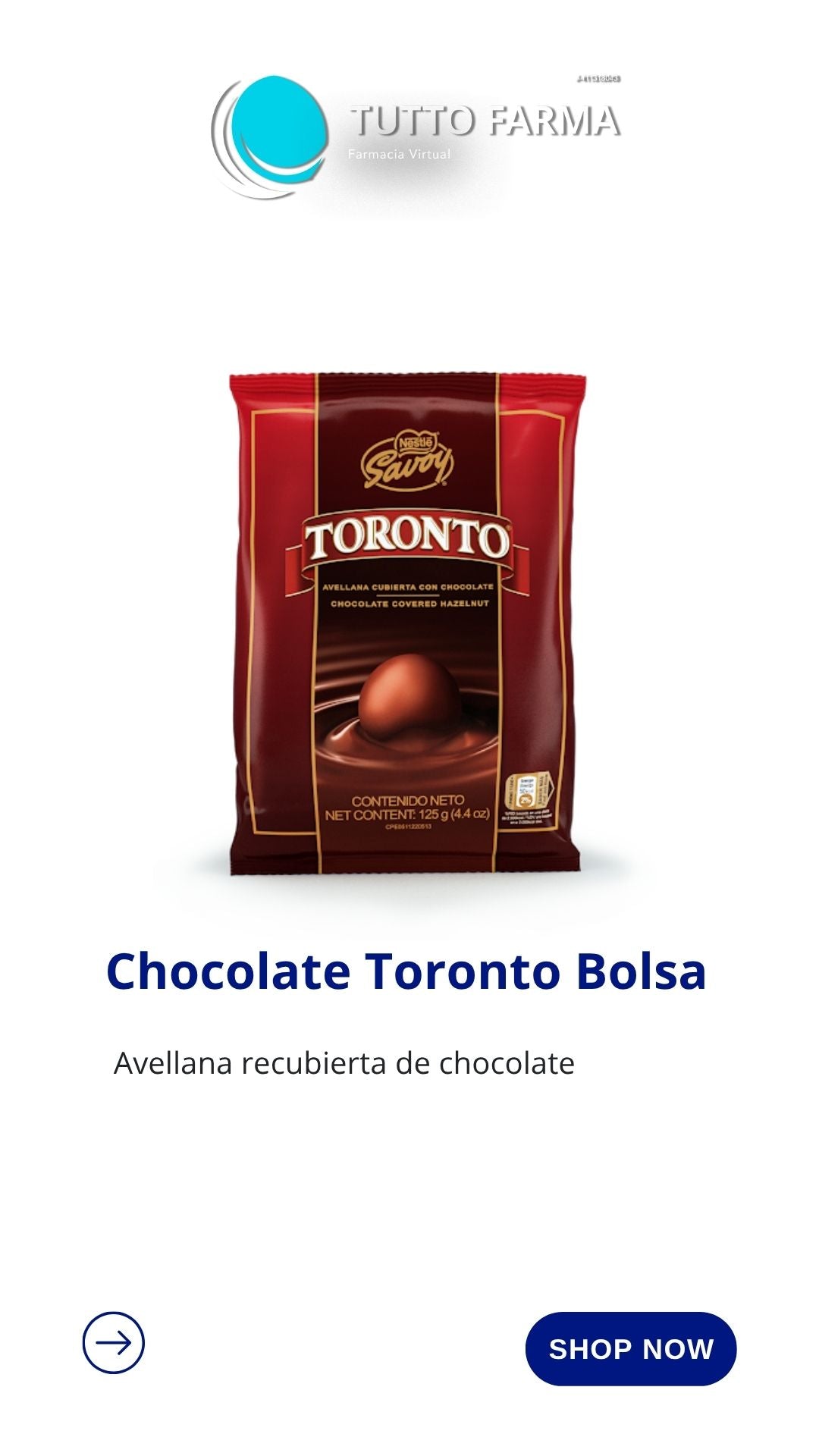 TORONTO BOLSA 125GR SAVOY