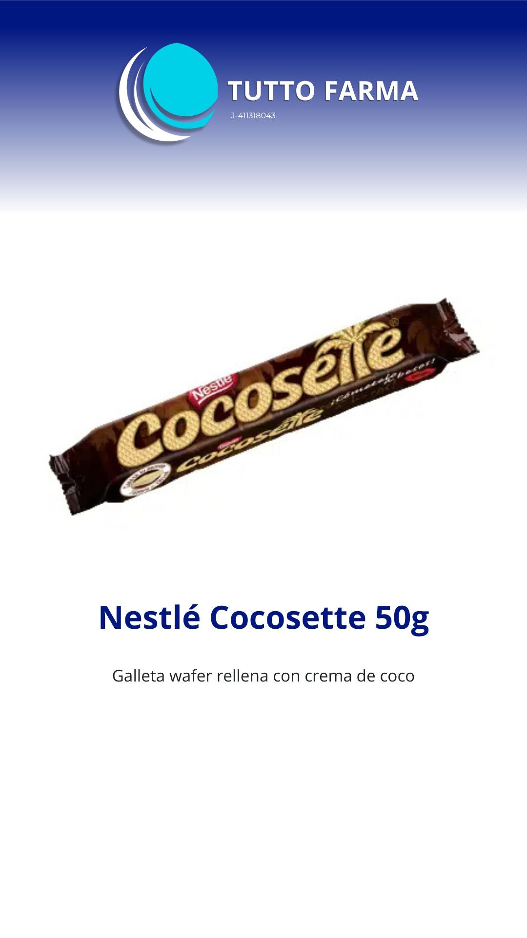 COCOSETTE 50 GR X UNIDAD