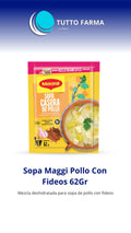 MAGGI POLLO FIDEO 62GR X 12 X UNIDAD