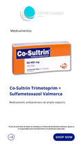 CO-SULTRIN 80/400 X 20 COMPRIMIDOS (E)