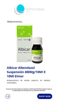 ALBICAR 400MG SUSP 10ML
