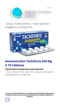 TACHIFORTE 650 MG X 10 COMP