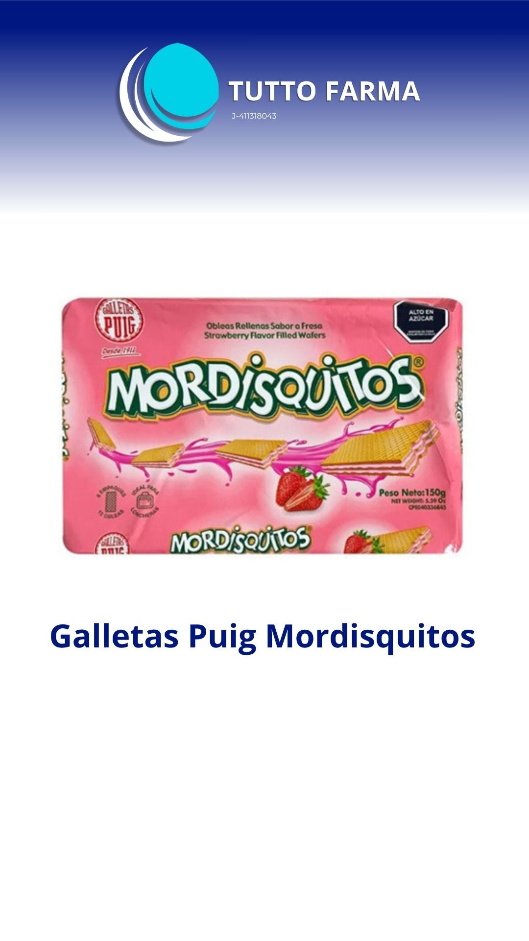 MORDISQUITOS FRESA 150G