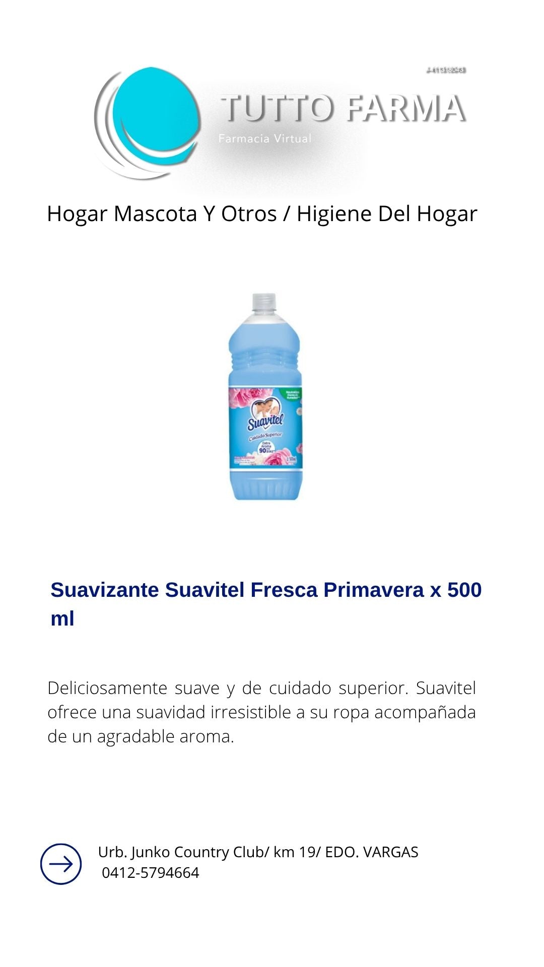 SUAVITEL ACON,X500ML PRIMAVERA