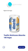 ADSORBO TOALLIN 140 H