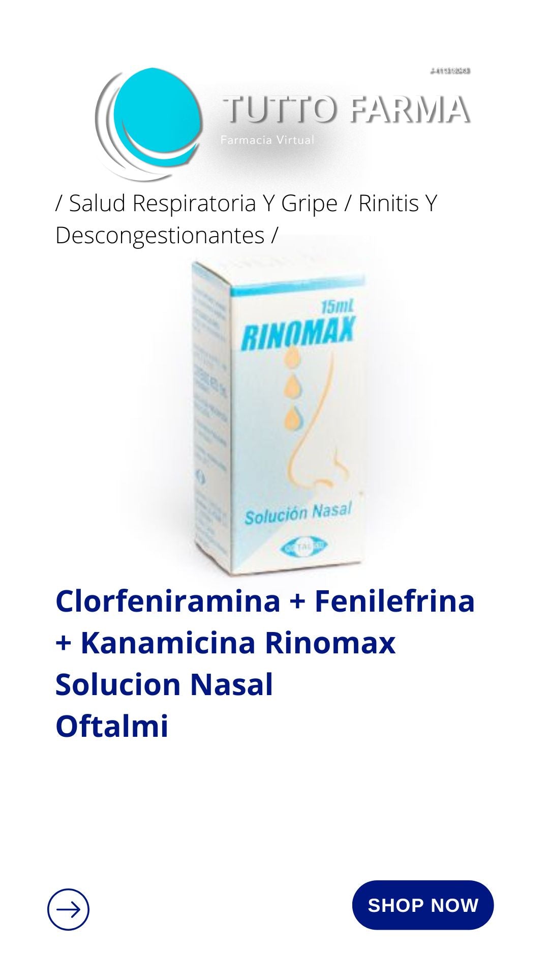 RINOMAX SOLUCIÓN NASAL X15 ML