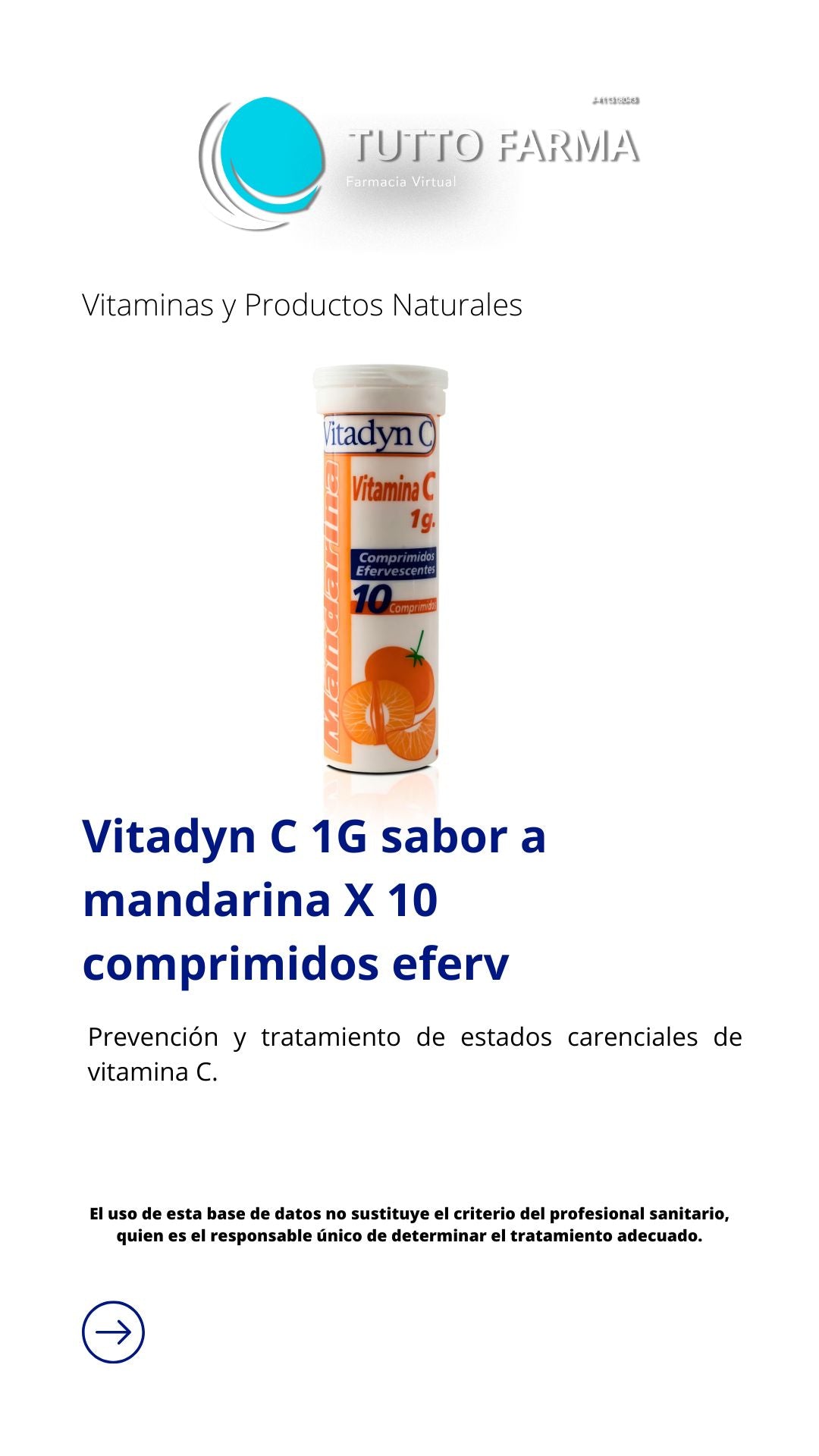 VITADYN C 1G MAND X 10CO EF (E)