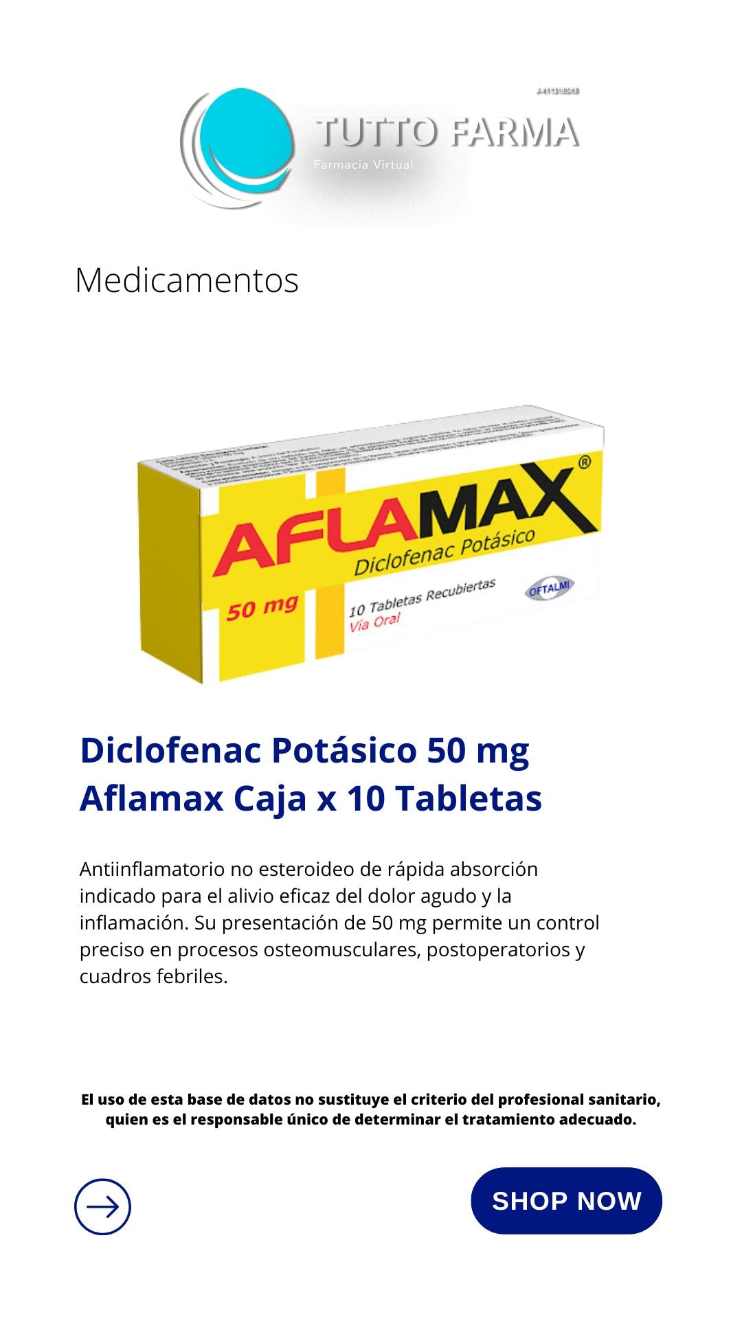 AFLAMAX 50MG X 10TAB