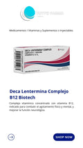 DECA LENTERMINA COMPLEJO B12 ML X 3 AMPOLLAS BIOTCH(E)