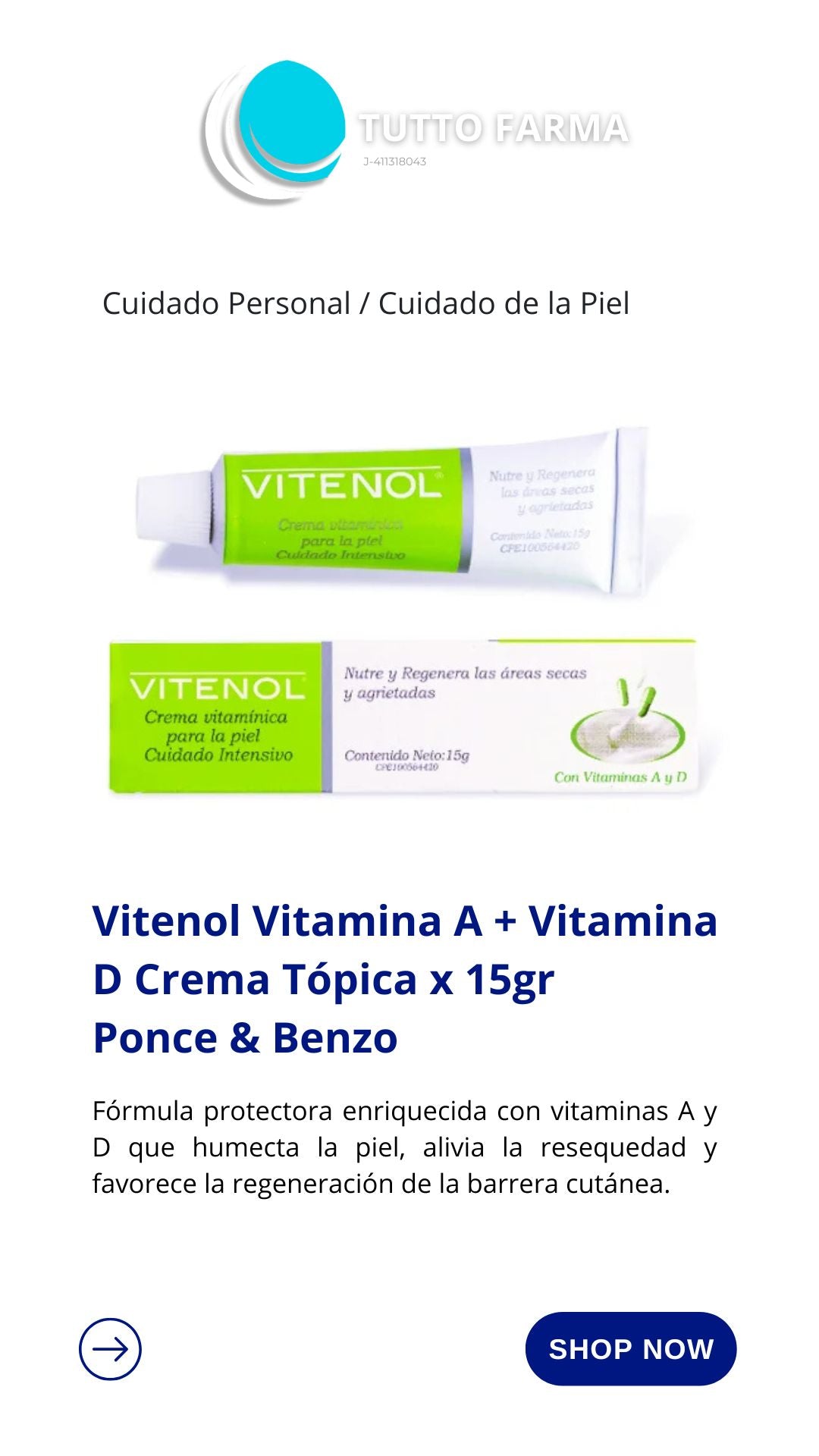 VITENOL CREMA 15GR