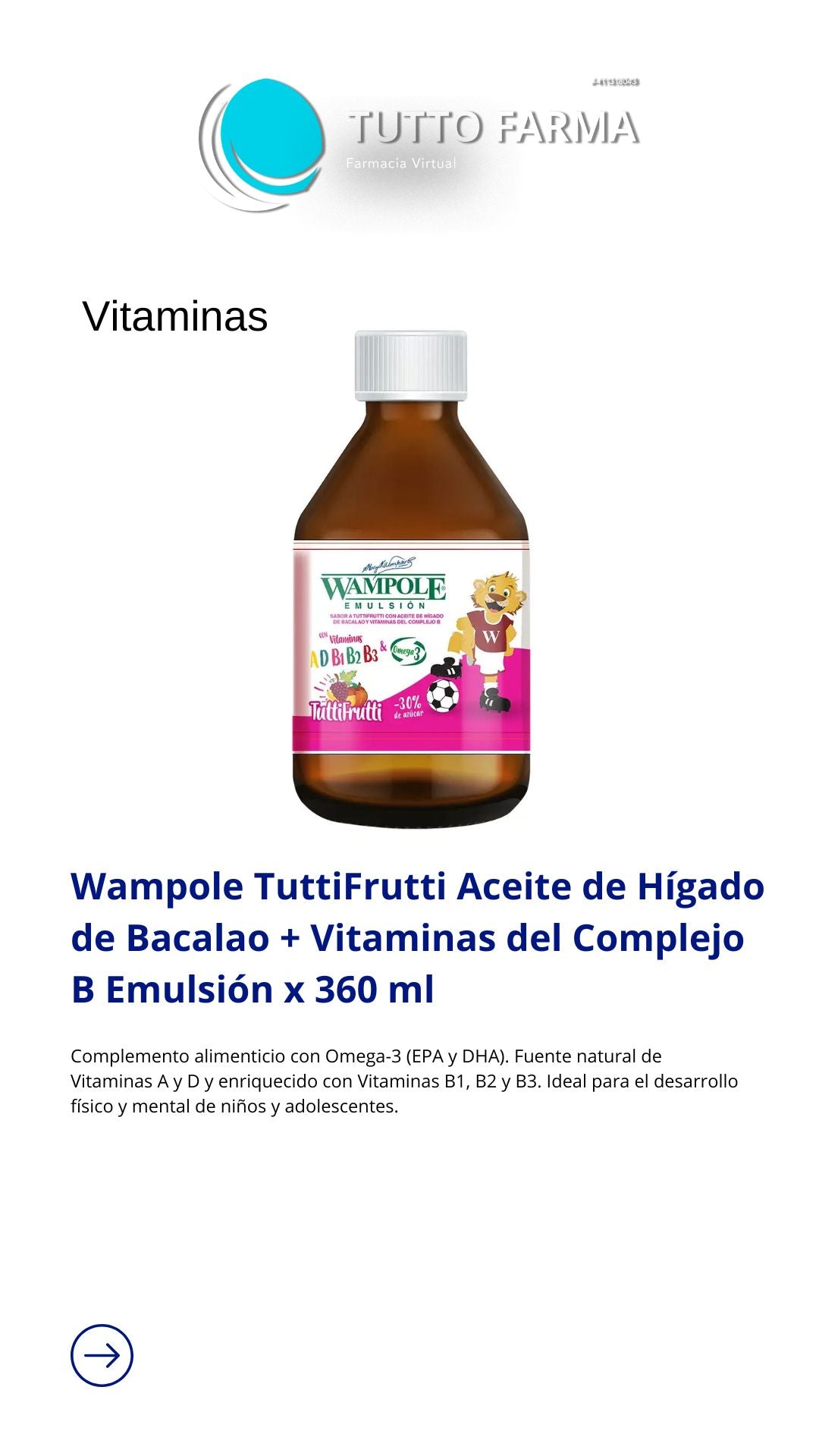 WAMPOLE EMULS FRUTI 360ML