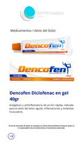 DENCOFEN DICLOFENACO 1.16% 40G