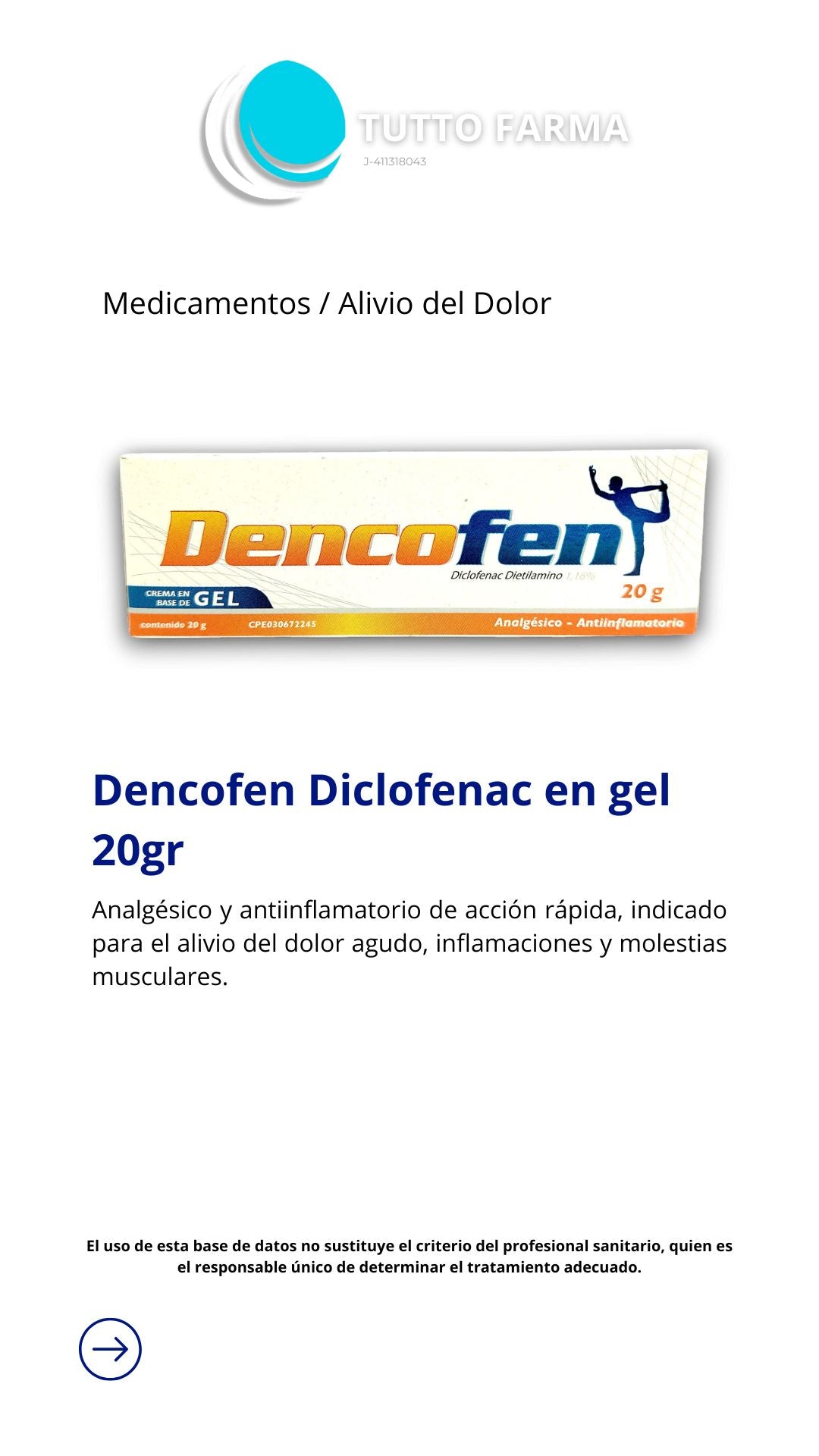 DENCOFEN DICLOFENAL GEL 20MG