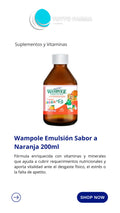 WAMPOLE X 200ML NARANJA