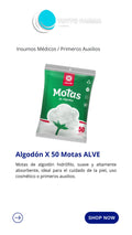 ALGODÓN MOTAS X 50 UNIDADES (ALVE)