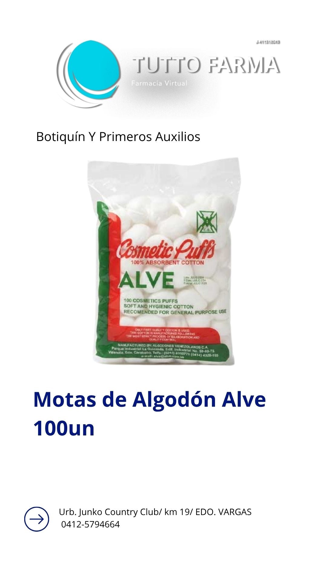 ALGODÓN ALVE MB X100