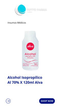 ALCOHOL ISOPROP ALVA X 120 ML